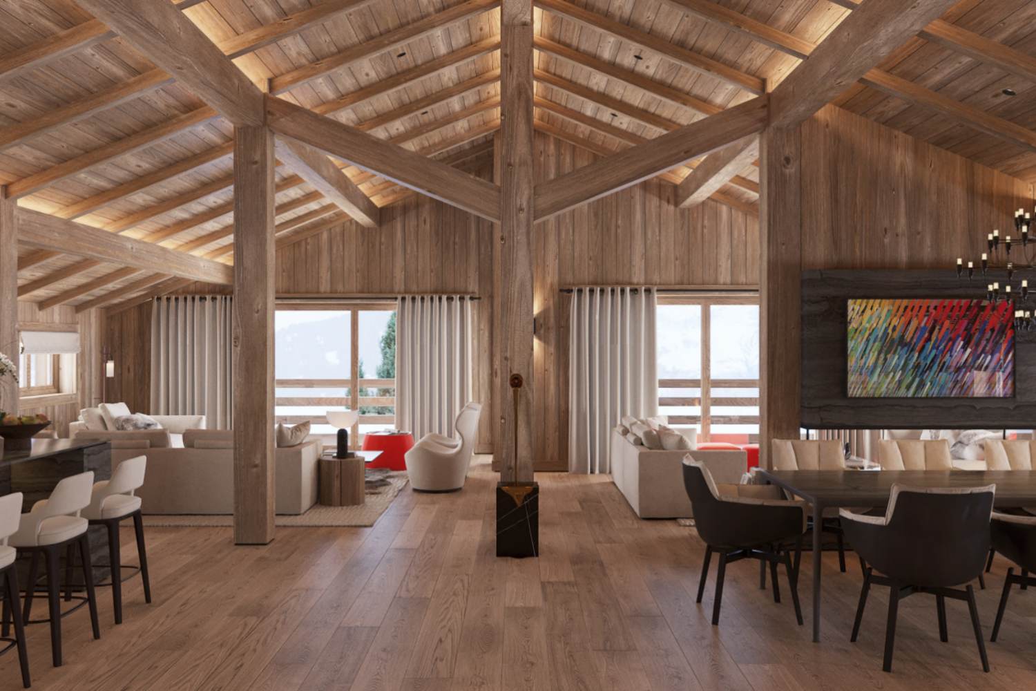 chalet de luxe à vendre Anemila Megève